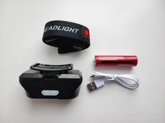 Налобний ліхтар bl 1804a cob xpe  сенсор Продаж