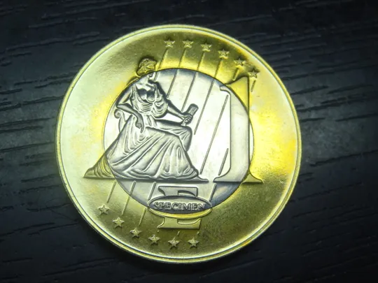 Купити 1 євро Кіпр 2003 UNC проба