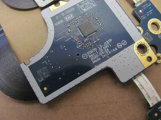 номер1002-14 плата SD Card Reader LS-K633P  LF-J181P LF-K631P + плата LED для Dell Precision 7750 7760  оригінал З аукціону