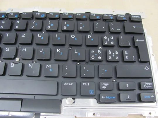 595-4 клавіатура робоча  04JPX1 з кріпленням  для Dell Latitude E7470  7470 E5450 5450 E5470 5470 5480 5488 5490 5491 5495 E7450 7480 оригінал Де купити