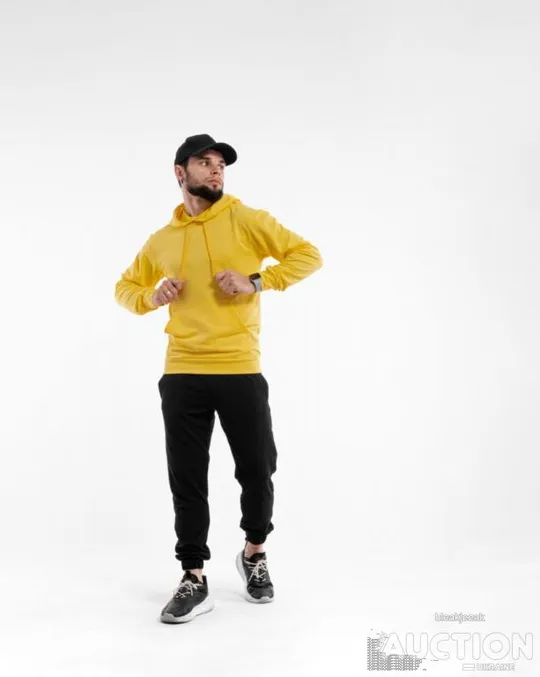 Чоловіче худі - "Shnurok" колір жовтий Продаж