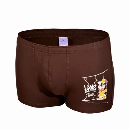 фото, Чоловічі труси шорти Lans 07/027 Ведмідь шоколад 4XL