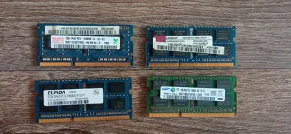 фото, Планки пам'яті до ноутбука DDR3 різних виробників об'ємами 1гб та 2гб