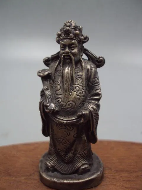 Фигура серебро статуэтка Три звездных старца Мудрец Фу, Мудрец Лу и Мудрец Шоу на подставке №14268 Характеристики