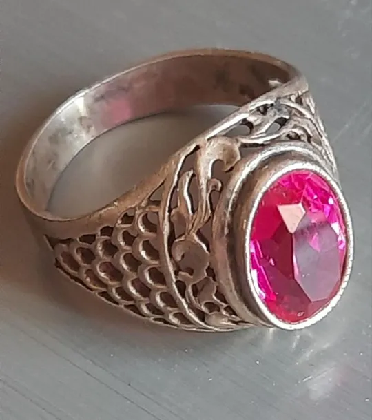 Кольцо серебро женское СССР звезда rs2523 Ціна