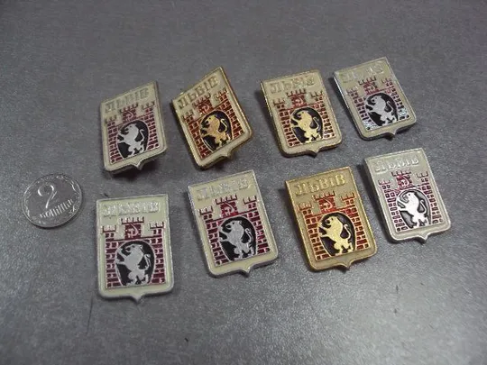 знак герб львов лот 11 шт №1366 Ціна