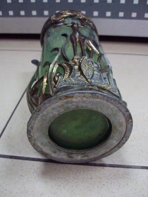 Ваза олень г. Петриков завод Авангард 1991 стекло шпиатр высота 21 см диаметр 10 см №10695 Інтернет-аукціон