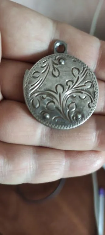 Старинная подвеска-мультитул, серебряный sterling корпус, нож и открывалка kt326 Недорого