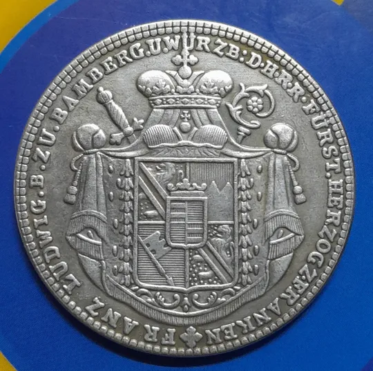 Бамберг, Талер 1795 року Франц Людвіг фон Ерталь.  Копія. Ціна