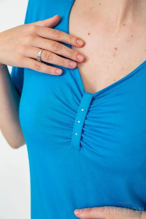 Футболка женская, цвет синий, 186R609 Де купити