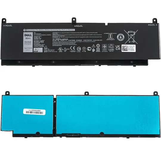 Оригінальна батарея для ноутбука DELL 0CR72X (Precision: 7560, 7550, 7750) 11.4V, 95Wh, Black Ціна