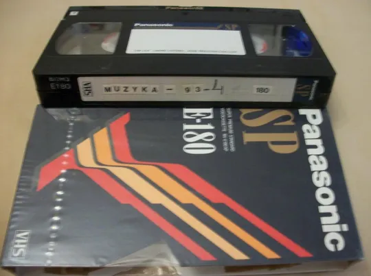 Видеокассета Panasonic . VHS . 180-мин . Музыка 1993-1994-год Ціна