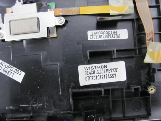 №13-1 панель палмрест та тачпад 60.4CU13.001 для LENOVO T510i T510 T510, W510 оригінал Характеристики