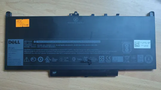 Батарея Dell J60J5 знос 12% тримає 1:29год E7470 E7270 Ціна