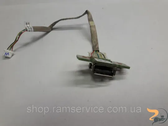 USB роз'єм для ноутбука Toshiba Satellite Pro L300D, *6050A2175201-USB/B-A02, б/в Ціна