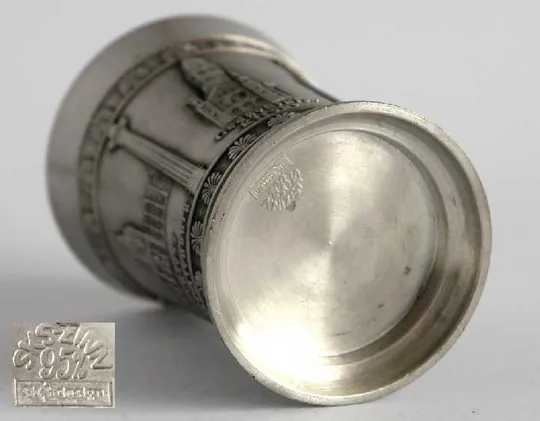 Антикварний келих Berlin 350 мл олово SKS Germany Де купити