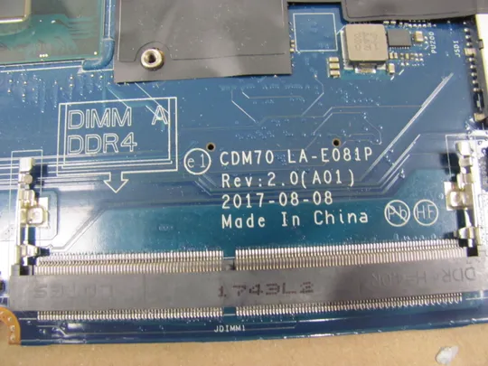 637-12 материнська плата РОБОЧА CDM70 LA-E081P SR2F0  i5-6300U  для  Dell Latitude E5490 E5480 оригінал Недорого