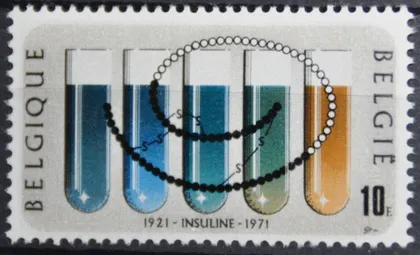 фото, Бельгия Медицина Инсулин 1971