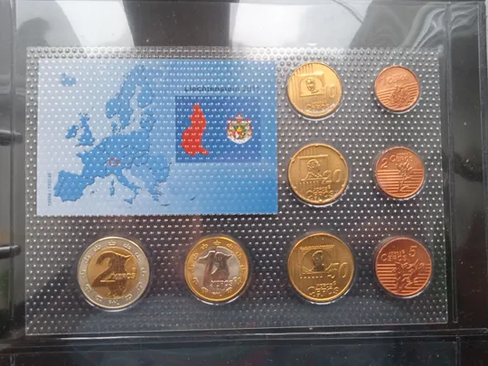 Купити Ліхтенштейн. Річний набір монет Євромонет(Європроба)