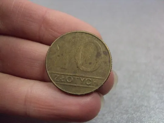 Купити монета польша 10 злотых 1989 №9819