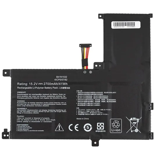 Батарея для ноутбука ASUS B41N1532 (UX560UA, Q504UA, Q534UA series) 15.2V 2700mAh Black З аукціону