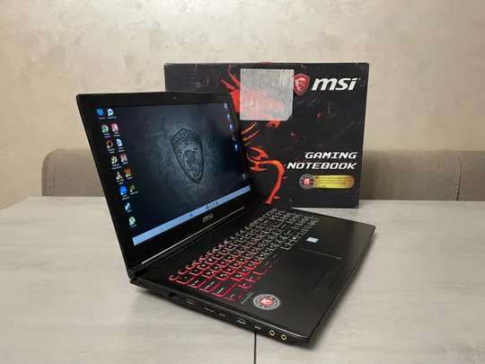 Ігровий ноутбук MSI GP62MVR 7RFX Leopard Pro, 15,6&quot; FHD IPS, i7-7700HQ, 16GB, 256GB SSD + 1TB, nVidia GeForce GTX 1060 6GB З аукціону