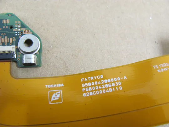 662-5 плата USB FATRCN1 FATRYC0 G5B004286000-A для TOSHIBA Portege X20W-E X20W-D X20W оригінал Де купити