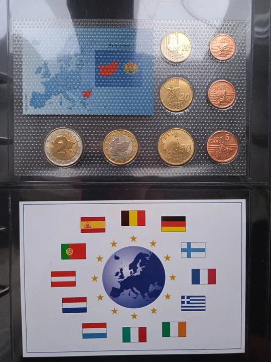 Болгарія. Річний набір монет Євромонет(Європроба) Продаж