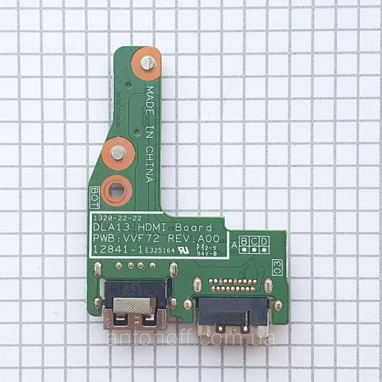 Купити USB HDMI плата Dell Latitude 3330 / DRA13 HDMI Board PWB VVF72 12841-1 для ноутбука оригінал