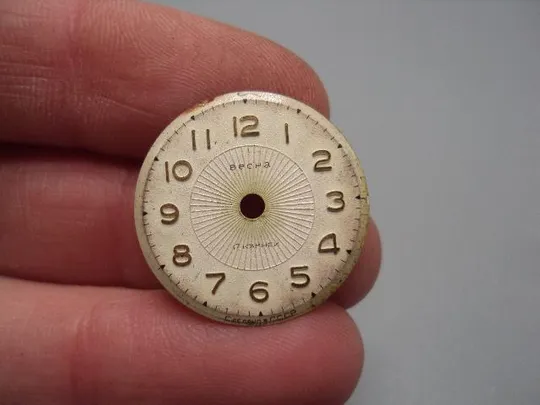 Циферблат металл Весна 17 камней для женских наручных часов диаметр 19 мм №14599 Недорого