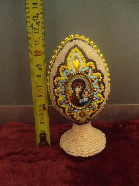 яйцо бисер икона спаситель богородица  №11601replicaОбращаем Ваше внимание, что предмет находиться в категории &quot;копии&quot; и не является оригиналом! З аукціону