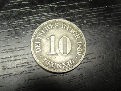 фото, 10 пфенігів Німеччина 1899 D