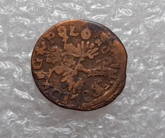 (411) Унікальний солід 1663 рік випуску на реверсі та аверсі !!! (боратинка, солид) Де купити