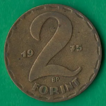 фото, 2 форинти 1975 року Угорщина [М]