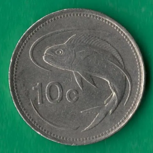 10 центів 1986 року Мальта [МШ1] Ціна