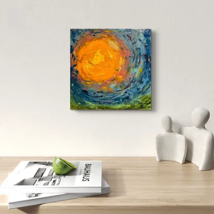 фото, Картина "Захід сонця"