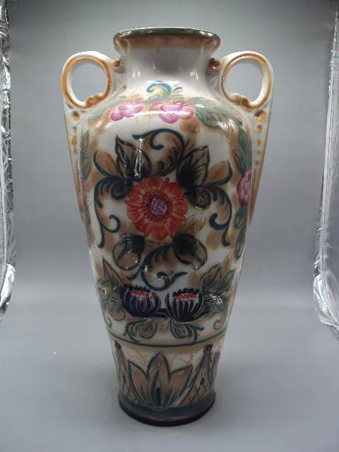 Ваза большая фарфор полонное портрет женщины высота 43,5 см, диаметр 12 см №13705 Продаж