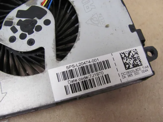 657-18 Вентилятор (кулер, FAN) L20474-001  DC28000L8D0 для HP 250 255 256 258 G7 15-DA 15-DB 15-DR оригінал З аукціону