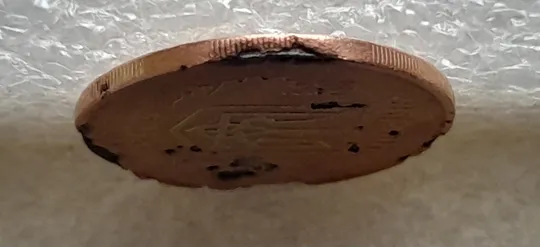 (5800) 50 копійок 2013 вздуття плакіровки (вздутие плакировки) (50 копеек 2013 брак) Продаж