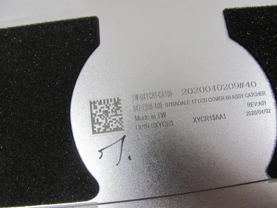 699-20 кришка матриці 0XYCR1  для Dell  XPS 17 XPS17  9700 Precision 5750 оригінал Торговий майданчик