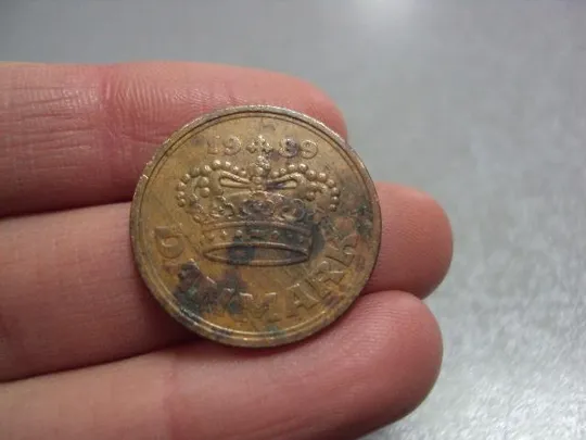 монета дания 50 эре 1989 №7812 З аукціону