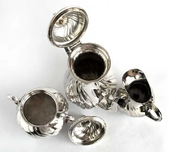 Чайно-кавовий сервіз посріблення EPNS Alpacca 1910 р. WMF Німеччина Де купити