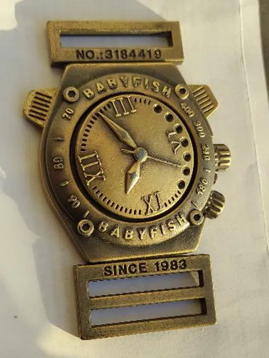 Коллекционная винтажная пряжка 1983 года из двух частей , хорошее состояние vb26 З аукціону