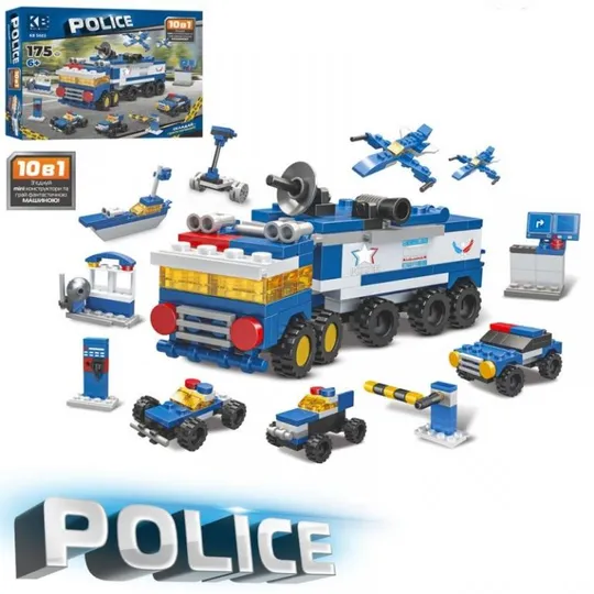 Конструктор игровой Limo Toy Полиция KB-5003 175 деталей Ціна