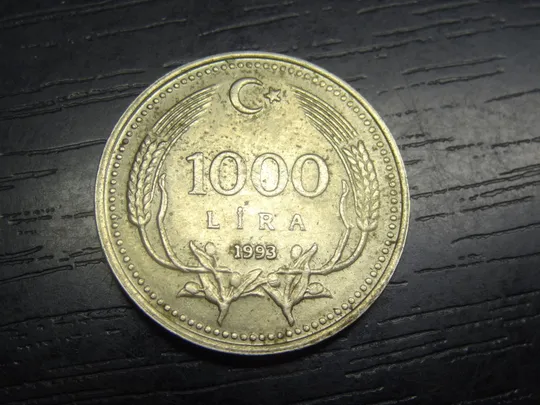 1000 лір Туреччина 1993 Ціна