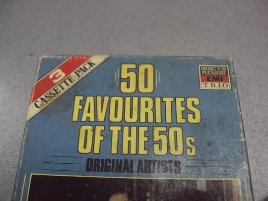сборник кассет 3 cassette pack 50 favourites of the 50 s original artists №2528 З аукціону