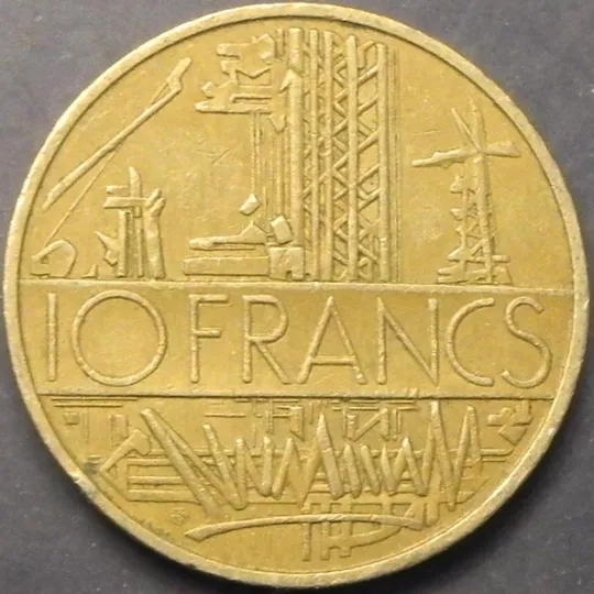 10 франків 1977 Франція Ціна