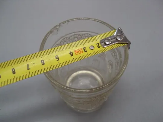 Стакан стекло Kaiser Jubilaeum бокал герб двухглавый орел и корона Кайзер 7,8 х 6,1 см №13399 З аукціону