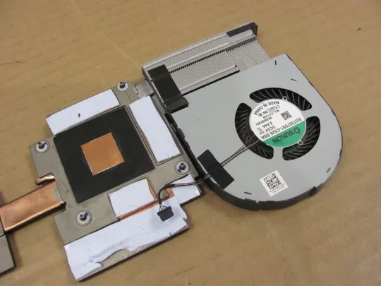 номер0975-5 система охолодження AT2V7005ZAL 03XNJY FDX50-PQ для Dell Precision 7550 7560  оригінал Недорого