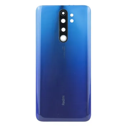 фото, Задня частина корпусу Xiaomi Redmi Note 8 Pro Blue (з склом камери)